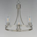 Maxim - 10467CDSN - Three Light Chandelier - Livingston - Satin Nickel