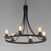 Maxim - 10466CDBK - Six Light Chandelier - Livingston - Black