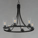 Maxim - 10466CDBK - Six Light Chandelier - Livingston - Black