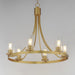 Maxim - 10466CDNAB - Six Light Chandelier - Livingston - Natural Aged Brass