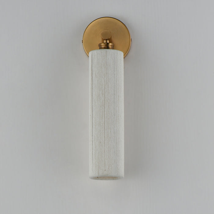 Maxim - 12851NAB - One Light Wall Sconce - Aveline - Natural Aged Brass