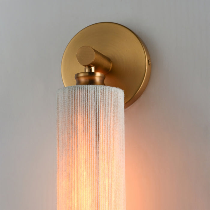 Maxim - 12851NAB - One Light Wall Sconce - Aveline - Natural Aged Brass