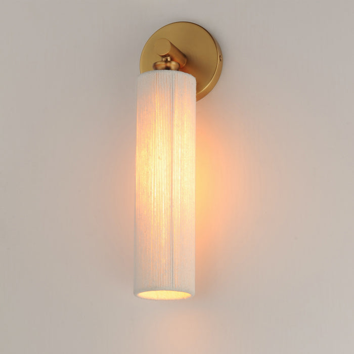Maxim - 12851NAB - One Light Wall Sconce - Aveline - Natural Aged Brass