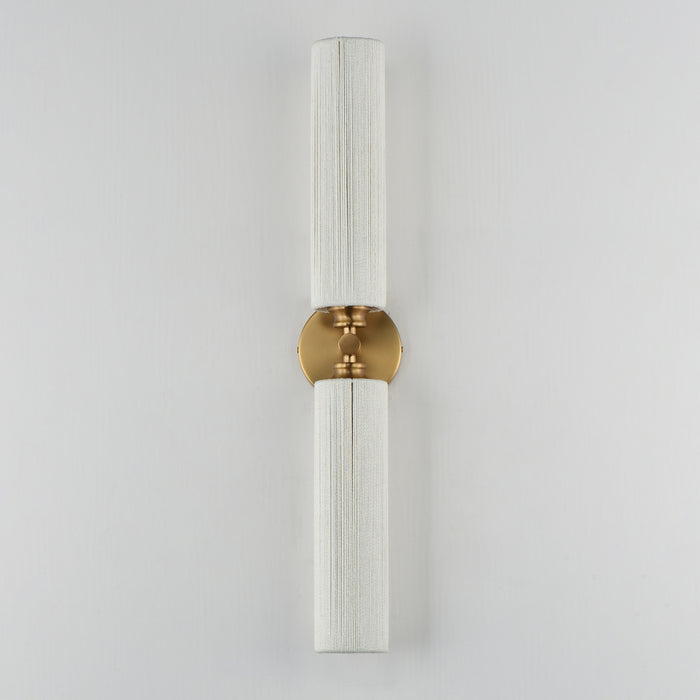 Maxim - 12852NAB - Two Light Wall Sconce - Aveline - Natural Aged Brass