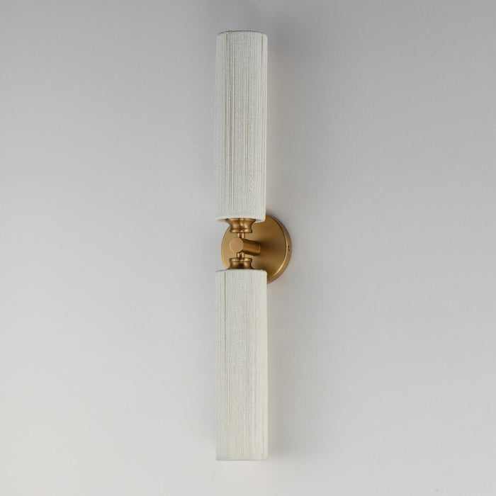 Maxim - 12852NAB - Two Light Wall Sconce - Aveline - Natural Aged Brass