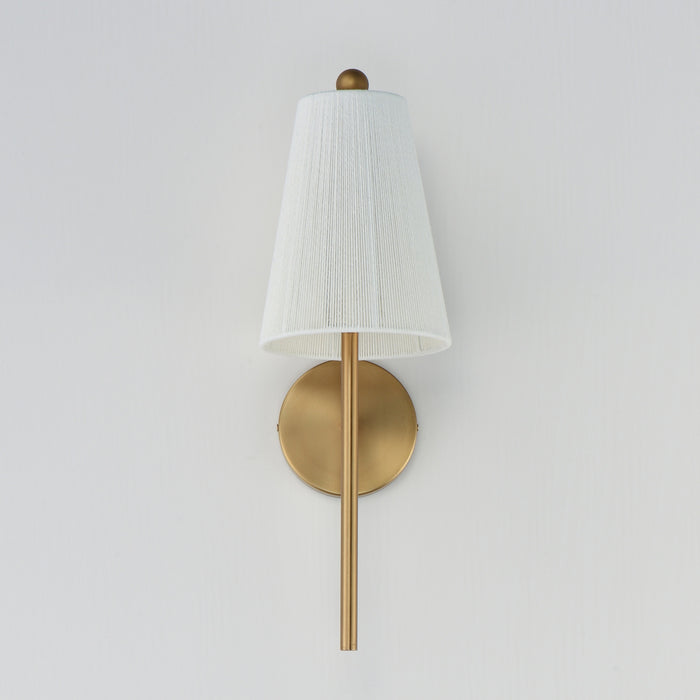 Maxim - 12861NAB - One Light Wall Sconce - Valette - Natural Aged Brass