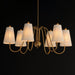 Maxim - 12865NAB - Six Light Chandelier - Valette - Natural Aged Brass