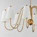 Maxim - 12868NAB - Eight Light Chandelier - Valette - Natural Aged Brass