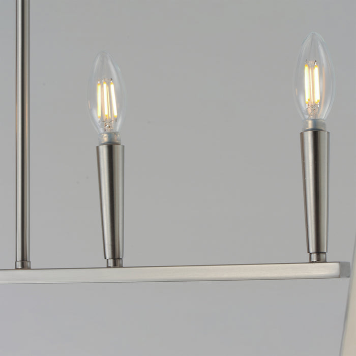 Maxim - 10427SN - Six Light Linear Pendant - Arden - Satin Nickel