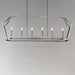 Maxim - 10427SN - Six Light Linear Pendant - Arden - Satin Nickel
