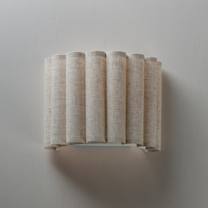 Maxim - 12840OFNAB - One Light Wall Sconce - Penelope - Natural Aged Brass