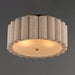 Maxim - 12849OFNAB - Two Light Flush Mount - Penelope - Natural Aged Brass