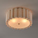 Maxim - 12849OFNAB - Two Light Flush Mount - Penelope - Natural Aged Brass
