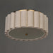 Maxim - 12849OFNAB - Two Light Flush Mount - Penelope - Natural Aged Brass