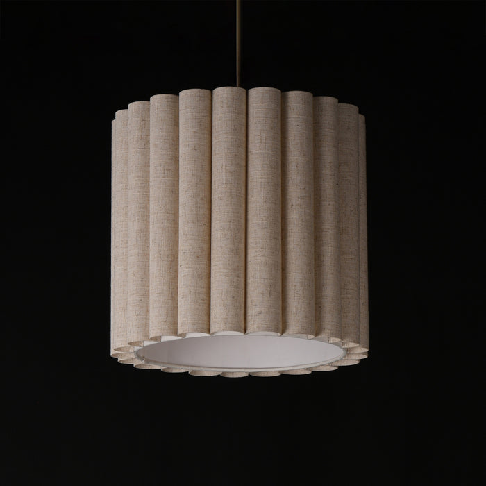 Maxim - 12841OFNAB - One Light Pendant - Penelope - Natural Aged Brass