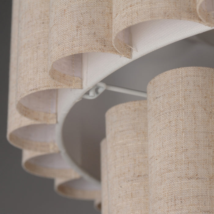 Maxim - 12844OFNAB - Four Light Pendant - Penelope - Natural Aged Brass