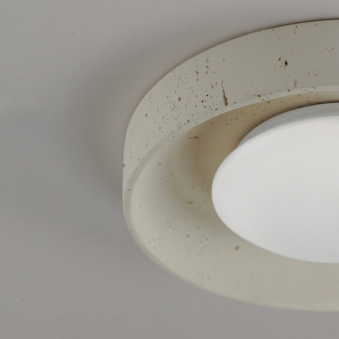 ET2 - E25231-CHK - LED Flush Mount - Matera - Chaulk White