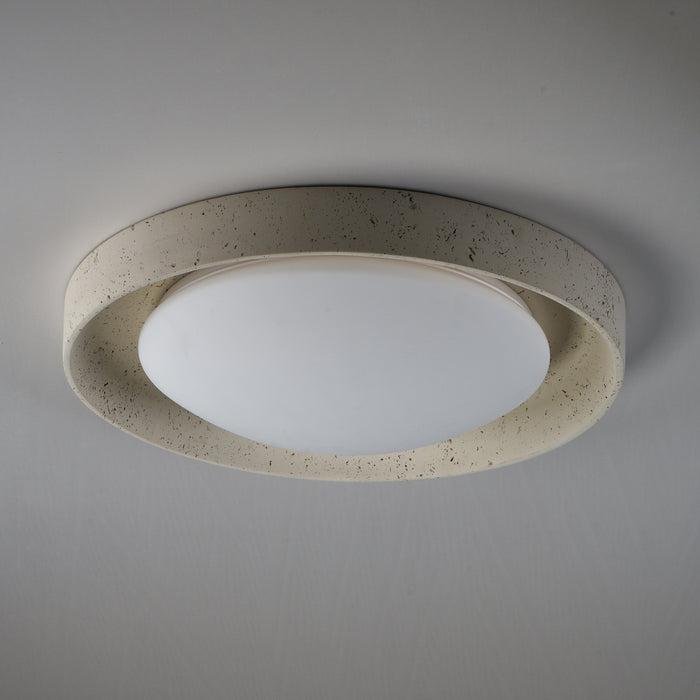 ET2 - E25239-CHK - LED Flush Mount - Matera - Chaulk White