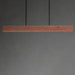 ET2 - E26266-RLGM - LED Linear Pendant - Lintel - Rosso Laterite / Gunmetal