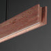 ET2 - E26266-RLGM - LED Linear Pendant - Lintel - Rosso Laterite / Gunmetal
