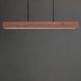 ET2 - E26266-RLGM - LED Linear Pendant - Lintel - Rosso Laterite / Gunmetal