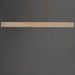 ET2 - E26268-TVNAB - LED Linear Pendant - Lintel - Travertine / Natural Aged Brass