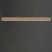 ET2 - E26268-TVNAB - LED Linear Pendant - Lintel - Travertine / Natural Aged Brass