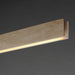 ET2 - E26268-TVNAB - LED Linear Pendant - Lintel - Travertine / Natural Aged Brass