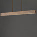 ET2 - E26268-TVNAB - LED Linear Pendant - Lintel - Travertine / Natural Aged Brass