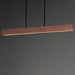 ET2 - E26268-RLGM - LED Linear Pendant - Lintel - Rosso Laterite / Gunmetal
