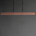 ET2 - E26268-RLGM - LED Linear Pendant - Lintel - Rosso Laterite / Gunmetal