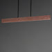ET2 - E26268-RLGM - LED Linear Pendant - Lintel - Rosso Laterite / Gunmetal