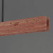 ET2 - E26268-RLGM - LED Linear Pendant - Lintel - Rosso Laterite / Gunmetal