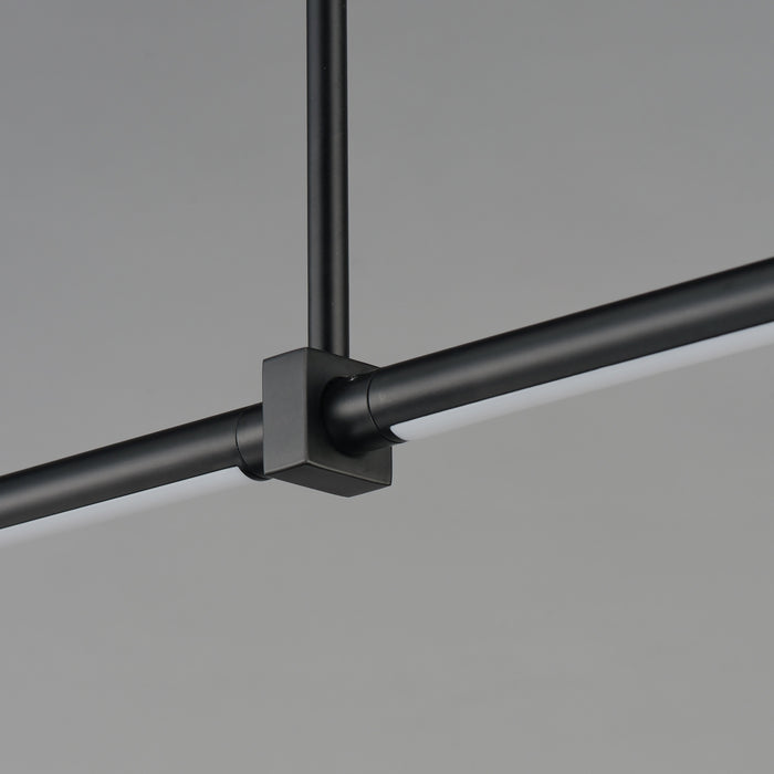 ET2 - E21359-BK - LED Linear Pendant - Dorian - Black