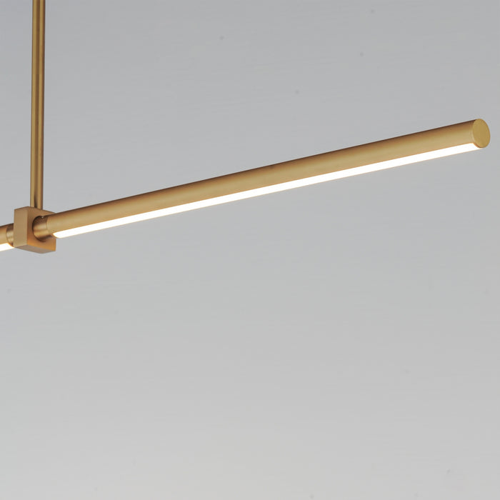 ET2 - E21359-GLD - LED Linear Pendant - Dorian - Gold