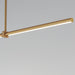 ET2 - E21359-GLD - LED Linear Pendant - Dorian - Gold