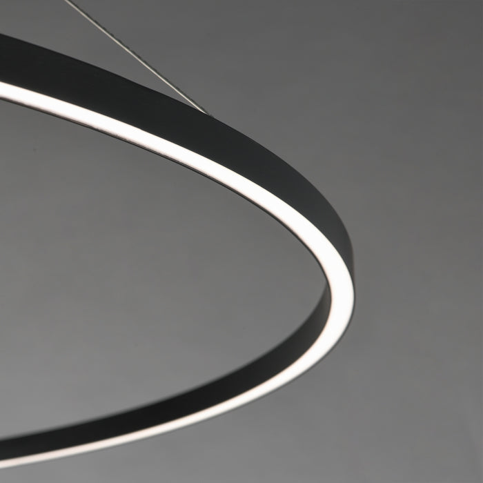 ET2 - E52735-BK - LED Pendant - Groove WiZ - Black