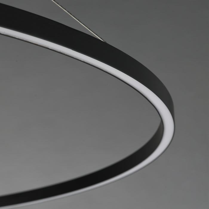 ET2 - E52736-BK - LED Pendant - Groove WiZ - Black