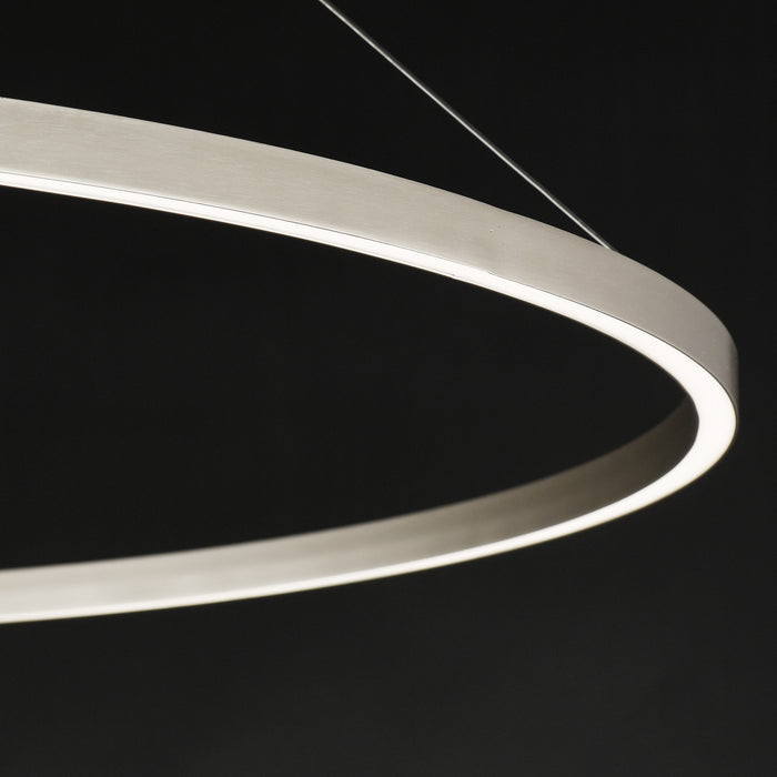 ET2 - E52736-AL - LED Pendant - Groove WiZ - Brushed Aluminum