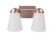 Craftmade - 20714CPZ2 - Two Light Vanity - Zane - Premium Bronze