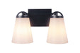 Craftmade - 20714FB2 - Two Light Vanity - Zane - Flat Black