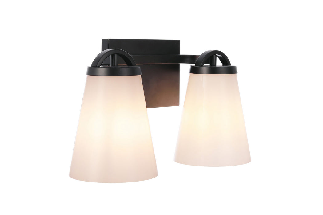 Craftmade - 20714FB2 - Two Light Vanity - Zane - Flat Black