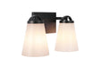 Craftmade - 20714FB2 - Two Light Vanity - Zane - Flat Black
