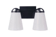Craftmade - 20714FB2 - Two Light Vanity - Zane - Flat Black