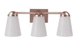 Craftmade - 20723CPZ3 - Three Light Vanity - Zane - Premium Bronze