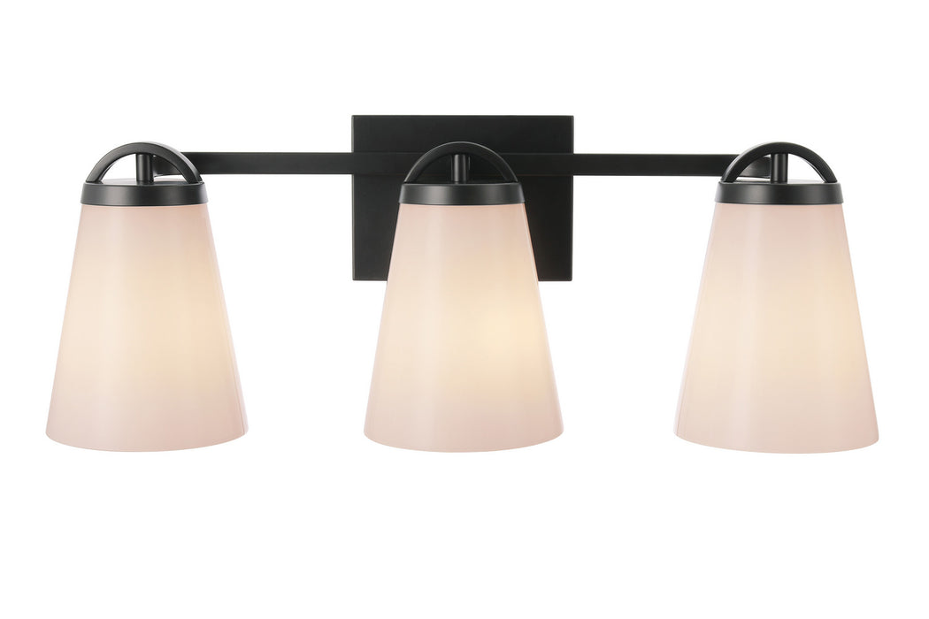 Craftmade - 20723FB3 - Three Light Vanity - Zane - Flat Black