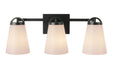 Craftmade - 20723FB3 - Three Light Vanity - Zane - Flat Black