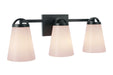 Craftmade - 20723FB3 - Three Light Vanity - Zane - Flat Black