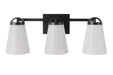 Craftmade - 20723FB3 - Three Light Vanity - Zane - Flat Black