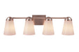 Craftmade - 20732CPZ4 - Four Light Vanity - Zane - Premium Bronze